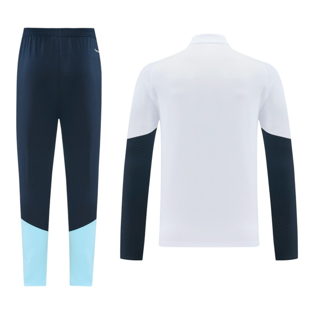 Argentina 2026 Men's White Short Zip Tracksuit