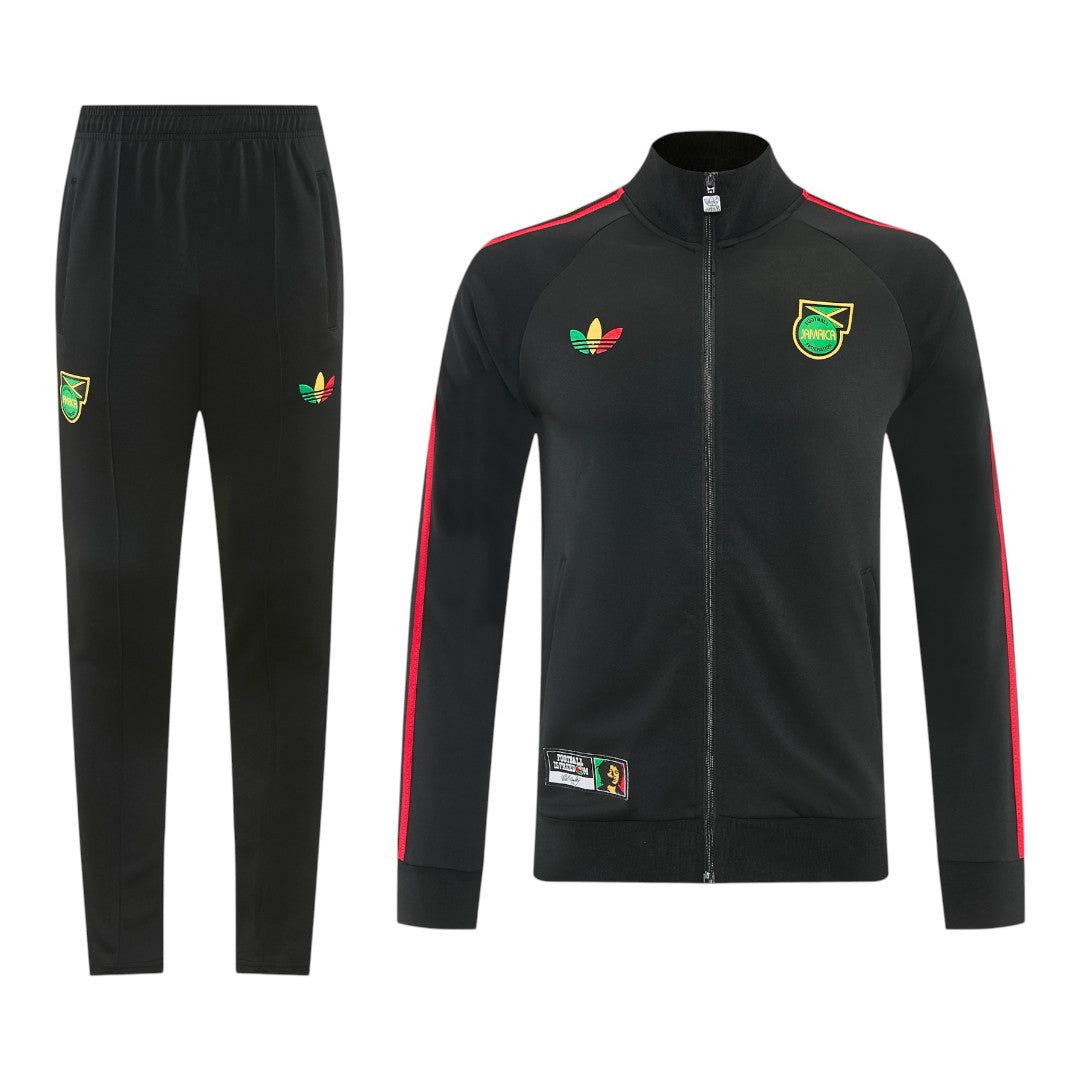 Jamaica 2026 Men's Black Long Zip Jacket