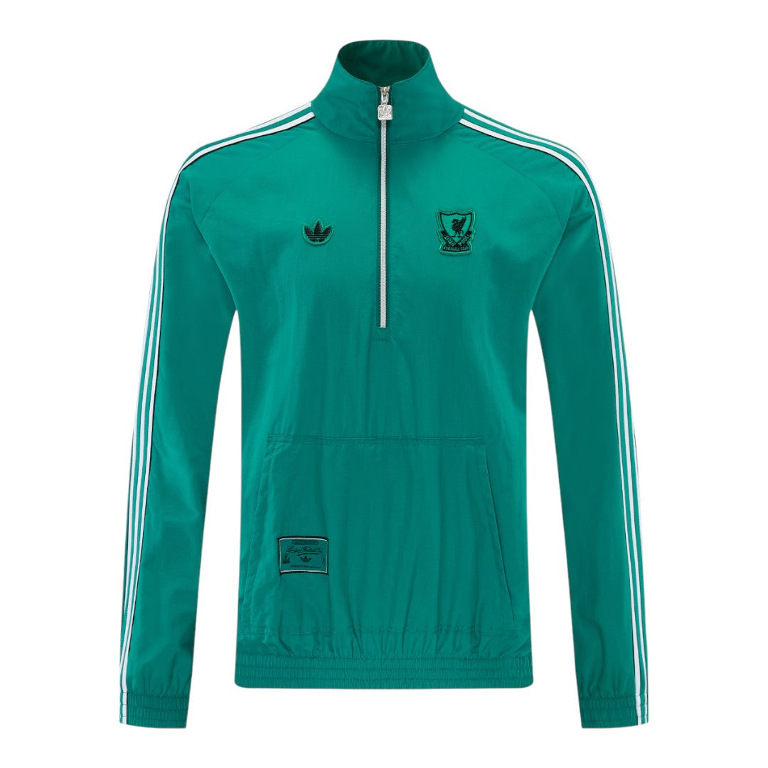 Liverpool 25/26 Men's Green Half Zip Jacket