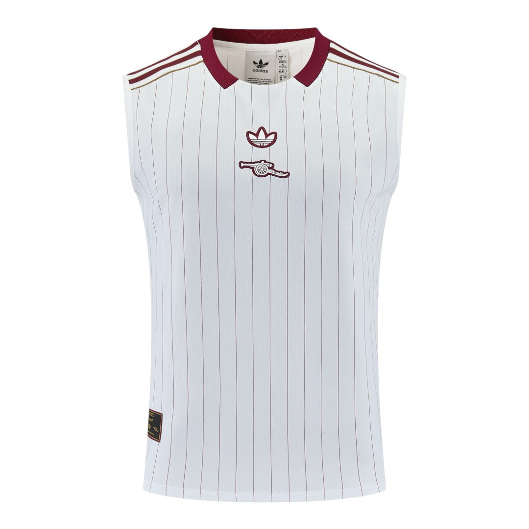 Arsenal 25/26 Men's White Icon Tank Top