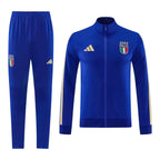 Italy 2026 Men's Blue Long Zip Jacket