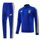 Italy 2026 Men's Blue Long Zip Jacket