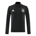 Germany 2026 Men's Black-White Long Zip Jacket
