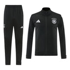 Germany 2026 Men's Black-White Long Zip Jacket