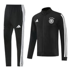 Germany 2026 Men's Black-White Long Zip Jacket