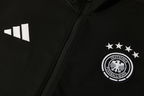 Germany 2026 Men's Black-White Long Zip Jacket
