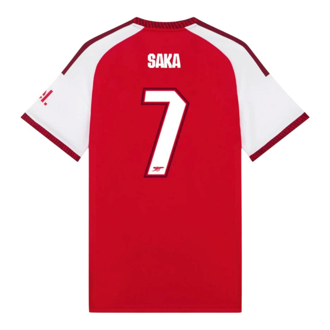 SAKA #7 Arsenal 26/27 Authentic Men's Home Shirt - Club Font