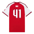 RICE #41 Arsenal 26/27 Stadium Men's Home Shirt - Club Font