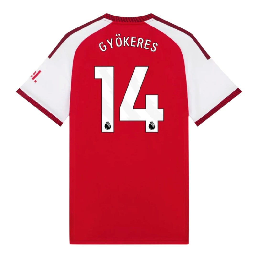 GYÖKERES #14 Arsenal 26/27 Stadium Men's Home Shirt - PL Font