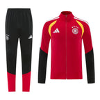 Germany 2026 Men's Red Long Zip Jacket