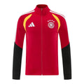 Germany 2026 Men's Red Long Zip Jacket