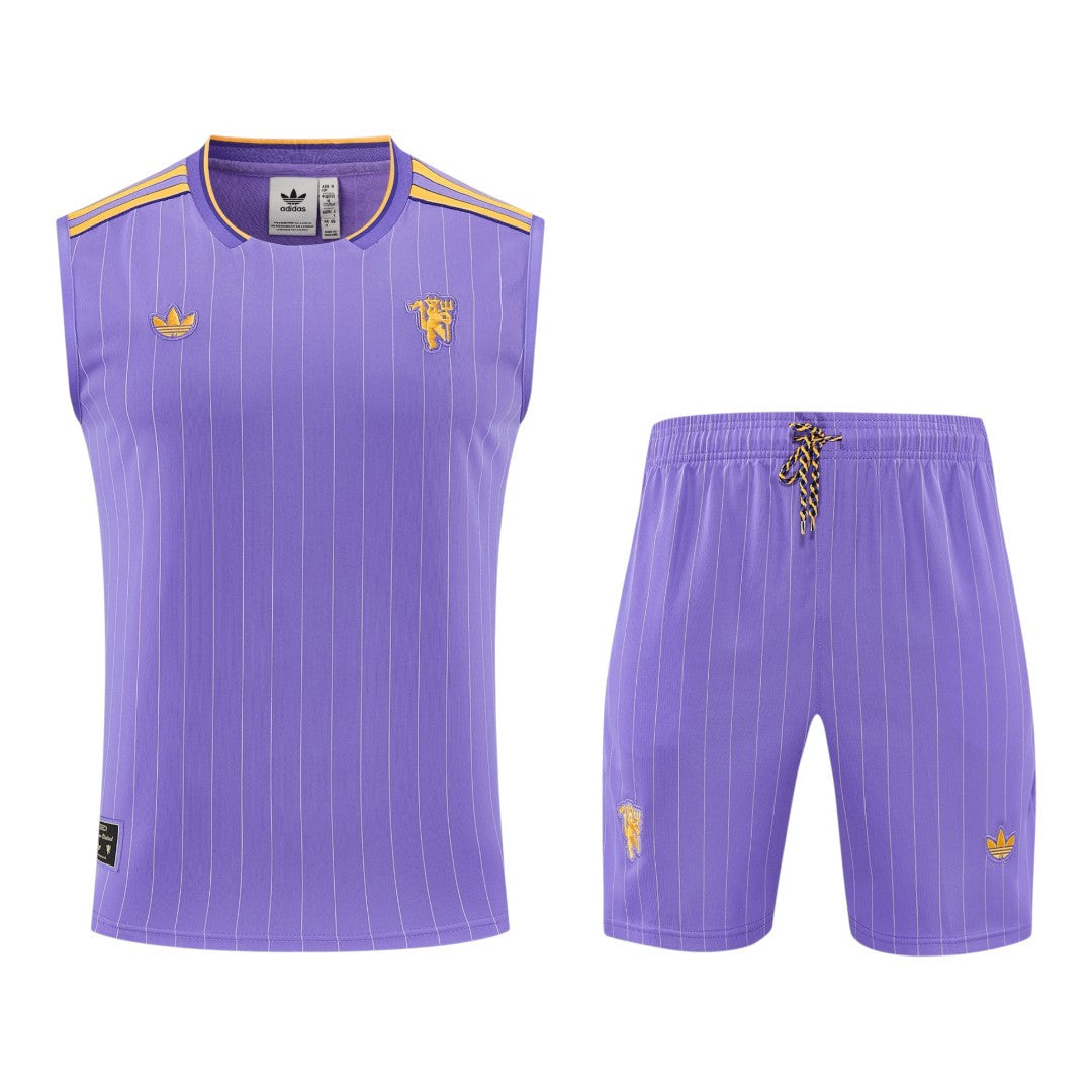 Manchester United 25/26 Men's Purple Terrace Icon Tank Top