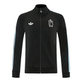 Belgium 2026 Men's Black Long Zip Jacket