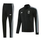 Belgium 2026 Men's Black Long Zip Jacket