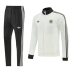 Germany 2026 Men's Cream Long Zip Jacket