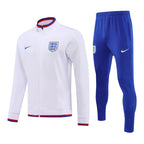 England 2026 Men's White Long Zip Tracksuit