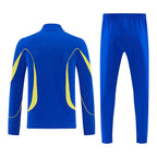 Brazil 2026 Men's Royal Blue Long Zip Tracksuit