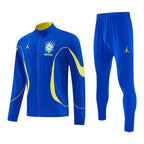Brazil 2026 Men's Royal Blue Long Zip Tracksuit