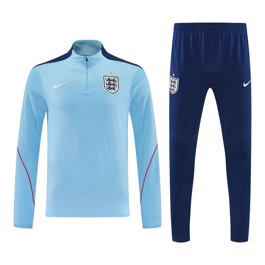 England 2026 Men's Sky Blue Short Zip Tracksuit