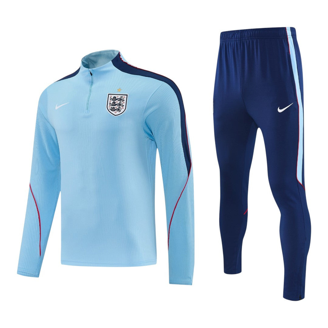 England 2026 Men's Sky Blue Short Zip Tracksuit