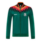 Germany 2026 Men's Remake Green Long Zip Jacket