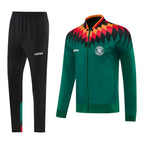 Germany 2026 Men's Remake Green Long Zip Jacket