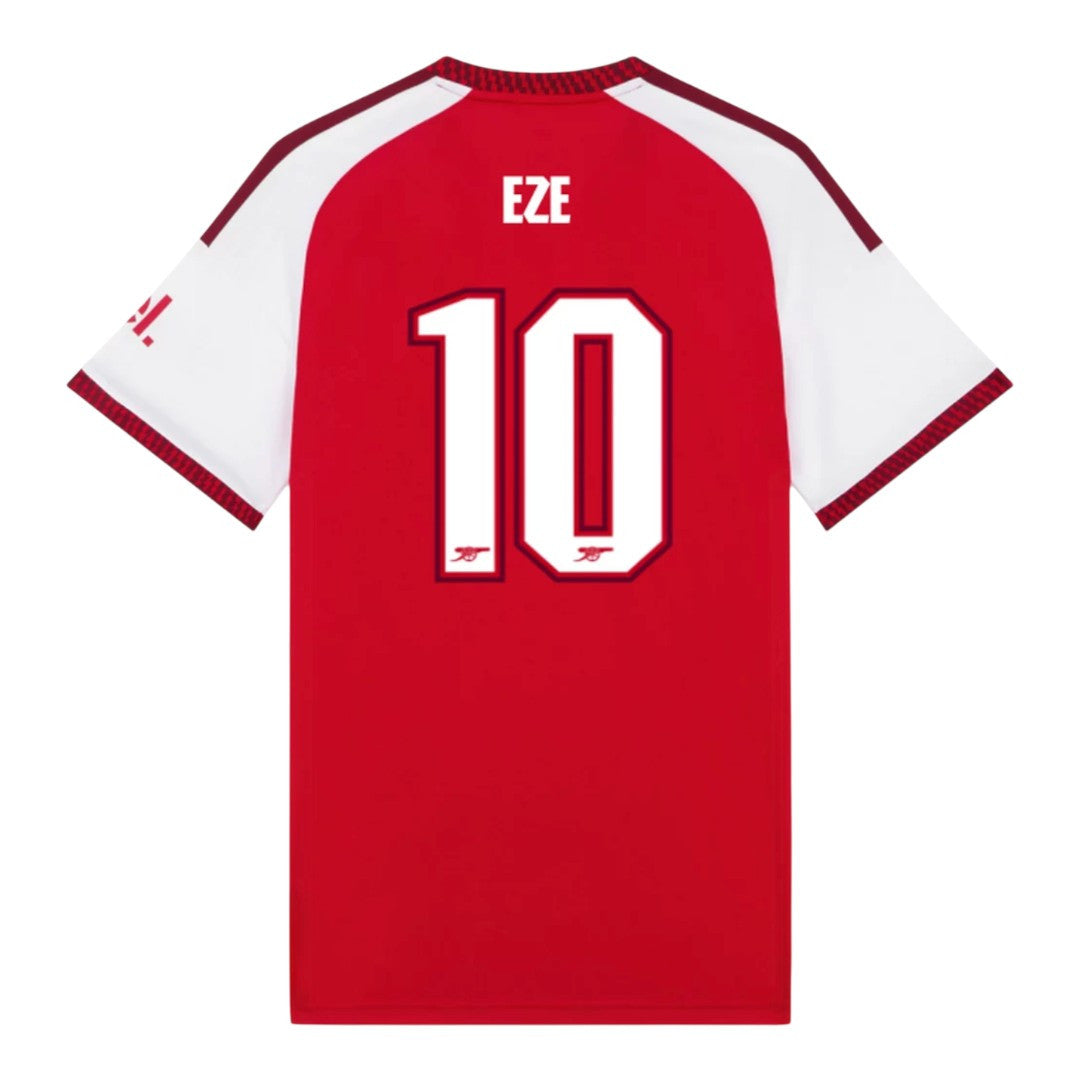EZE #10 Arsenal 26/27 Authentic Men's Home Shirt - Club Font