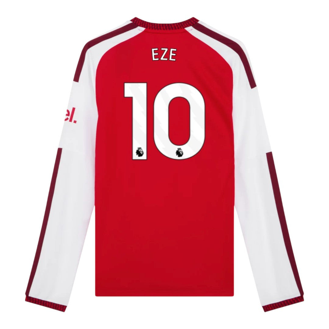 EZE #10 Arsenal 26/27 Men's Home Long Sleeve Shirt - PL Font