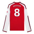 ØDEGAARD #8 Arsenal 26/27 Men's Home Long Sleeve Shirt - PL Font