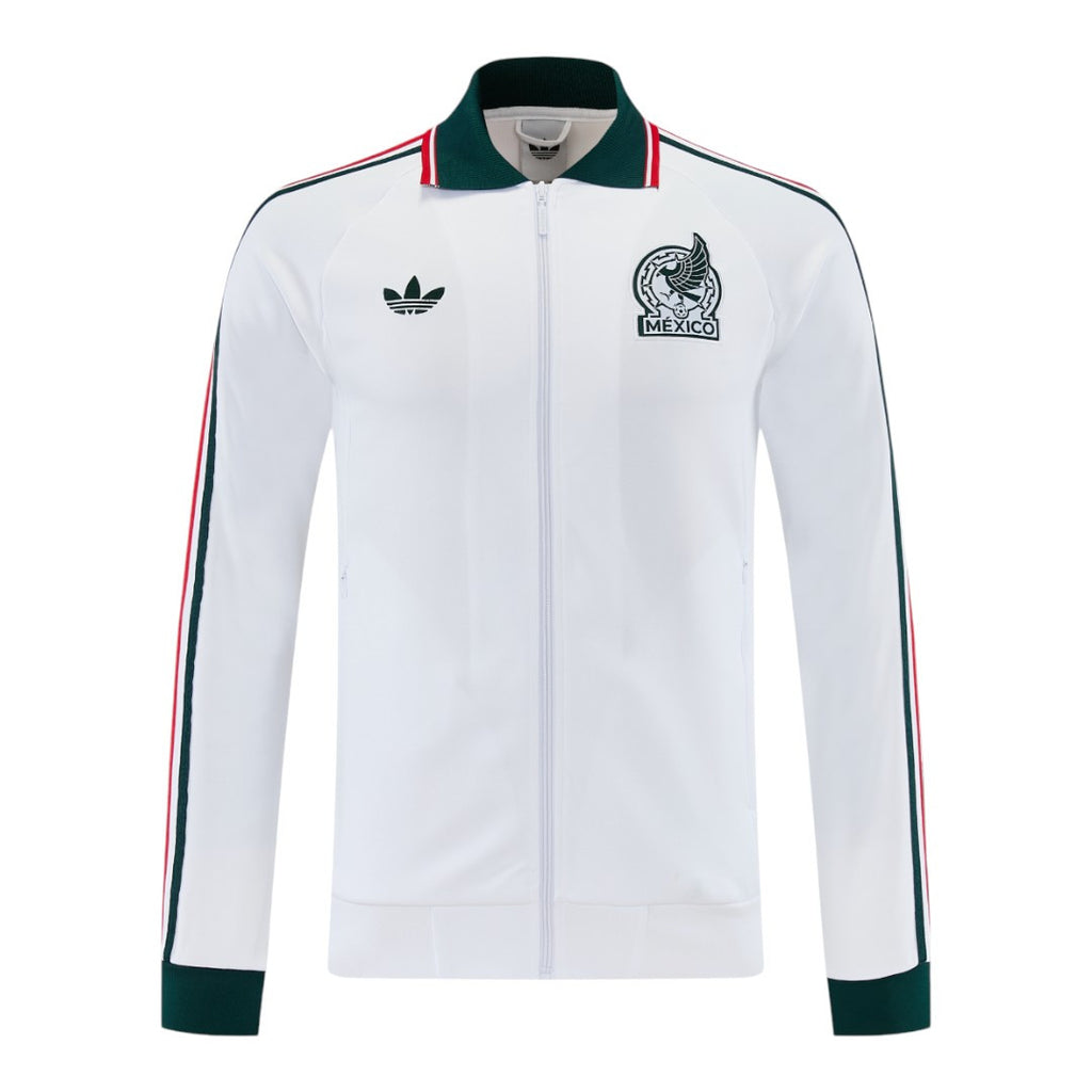 Mexico 2026 Men's White Long Zip Jacket