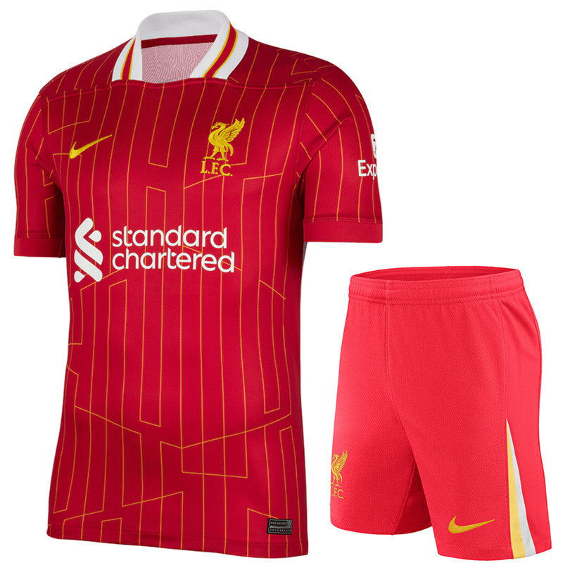 CHAMPIONS 20 Liverpool 24/25 Kid's Home Shirt and Shorts