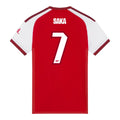 SAKA #7 Arsenal 26/27 Women's Home Shirt - Club Font