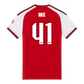 RICE #41 Arsenal 26/27 Women's Home Shirt - Club Font