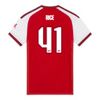 RICE #41 Arsenal 26/27 Women's Home Shirt - Club Font