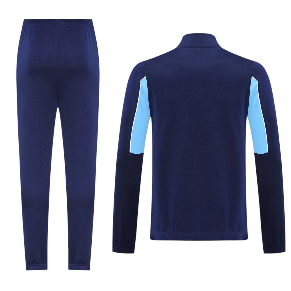 Manchester City 24/25 Men's Navy Long Zip Jacket