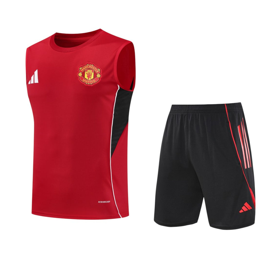 Manchester United 25/26 Men's Red Training Tank Top