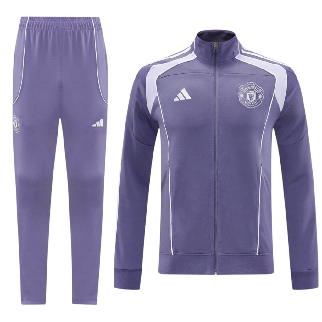 Manchester United 25/26 Men's Purple Long Zip Jacket