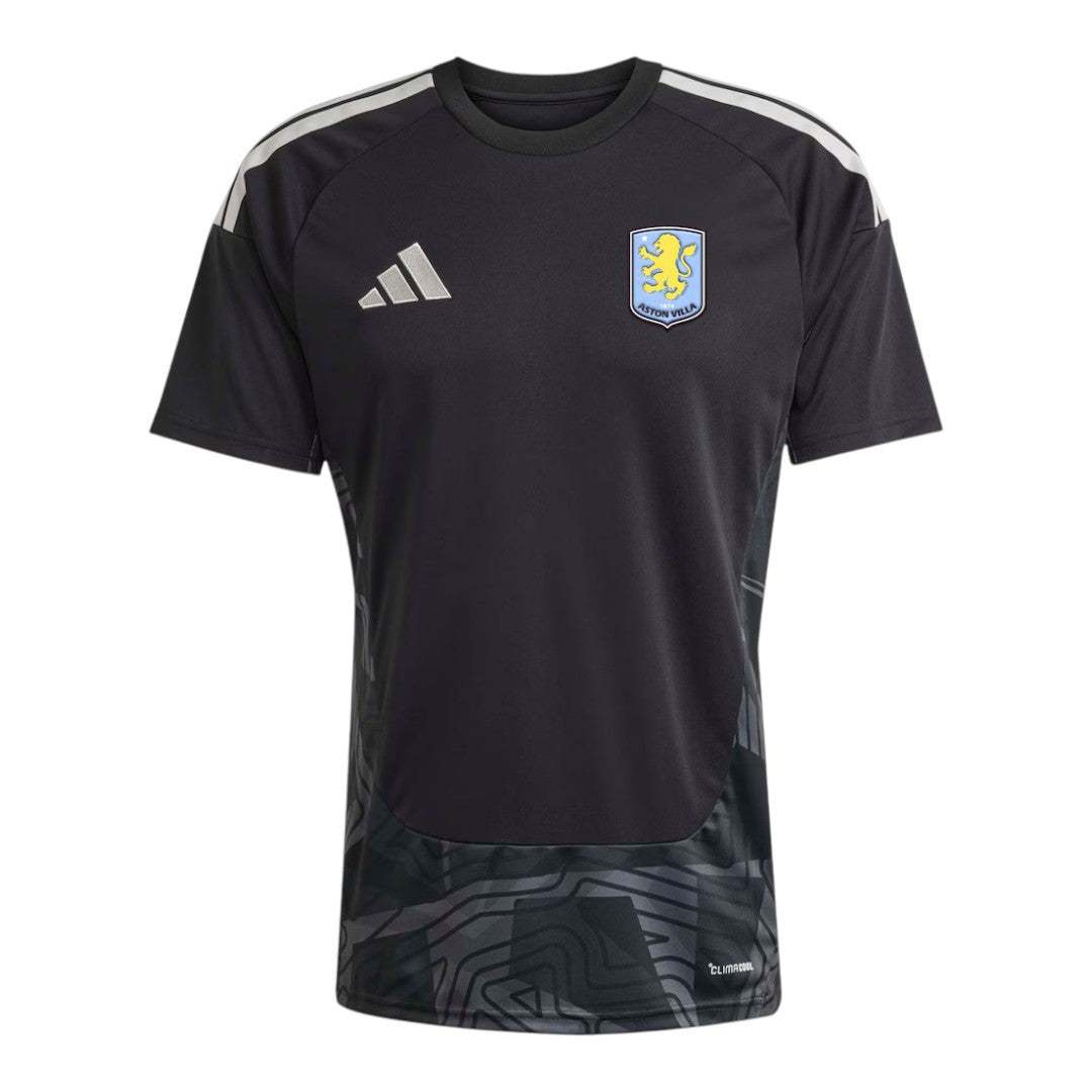Aston Villa 26/27 Kid's Black Goalkeeper Set