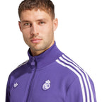 Real Madrid 24/25 Men's Originals Purple Long Zip Jacket