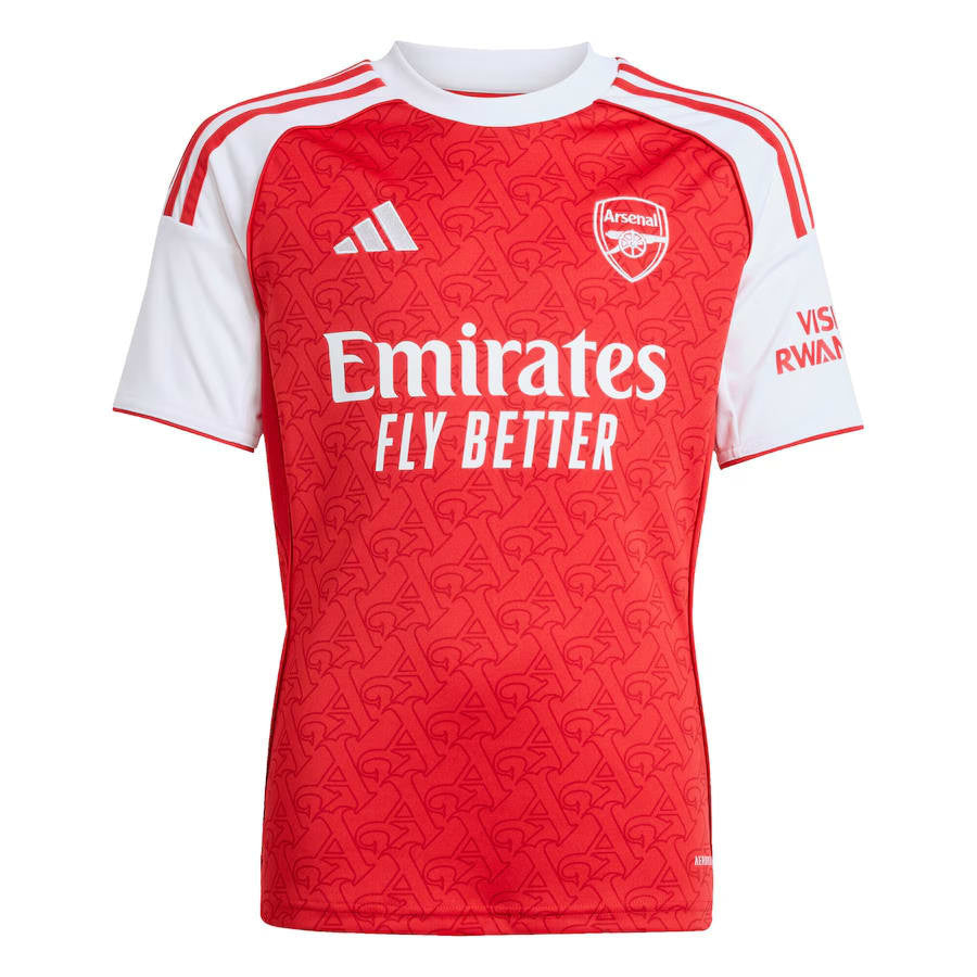 SAKA #7 Arsenal 25/26 Kid's Home Mini-Kit - PL Font