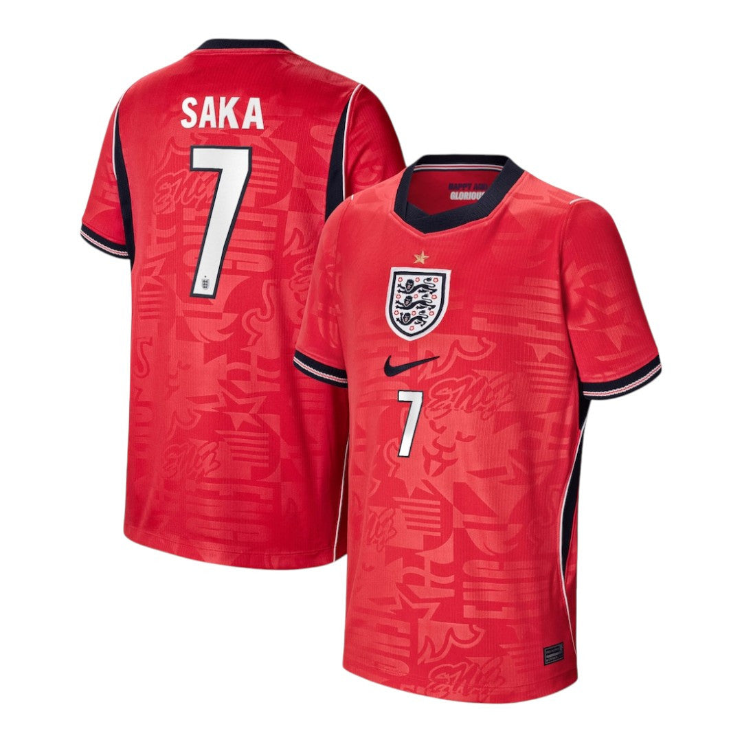 SAKA #7 England 2026 Kid's Away Mini-Kit