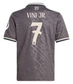 VINI JR #7 Real Madrid 24/25 Kid's Third Shirt and Shorts