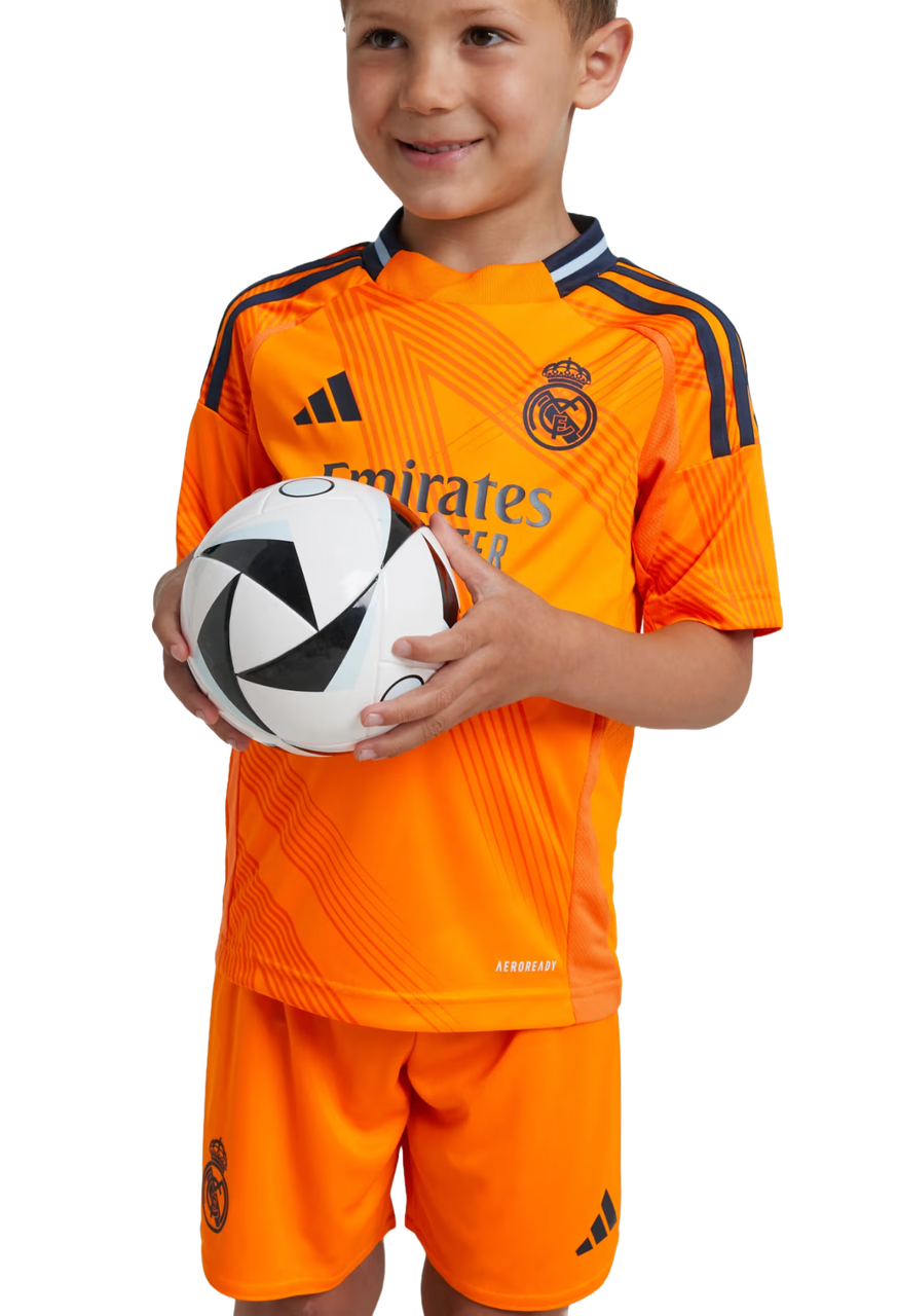 VINI JR #7 Real Madrid 24/25 Kid's Away Shirt and Shorts