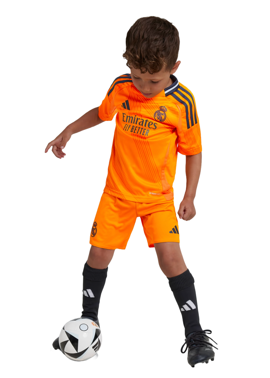 VINI JR #7 Real Madrid 24/25 Kid's Away Shirt and Shorts