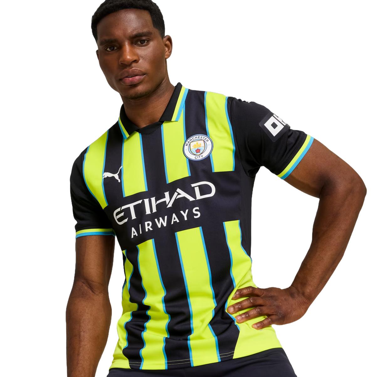 HAALAND #9 Manchester City 24/25 Stadium Men's Away Shirt - Man City Font
