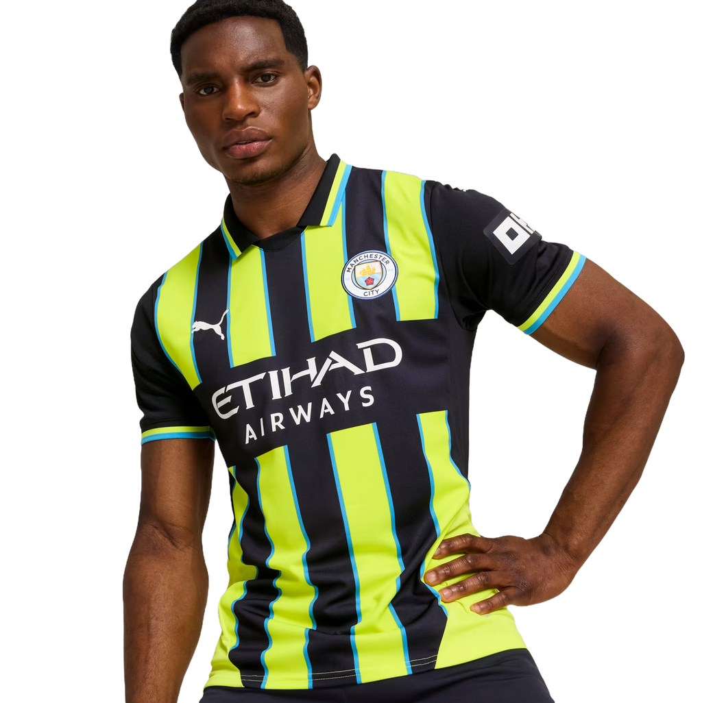 HAALAND #9 Manchester City 24/25 Stadium Men's Away Shirt - PL Font