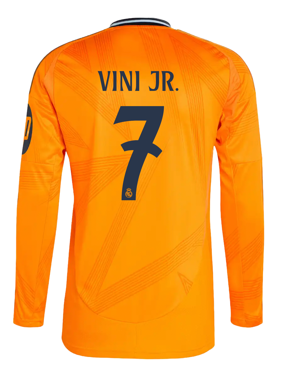 VINI JR #7 Real Madrid 24/25 Men's Away Long Sleeve Shirt