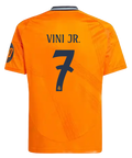 VINI JR #7 Real Madrid 24/25 Kid's Away Shirt and Shorts