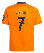 VINI JR #7 Real Madrid 24/25 Kid's Away Shirt and Shorts