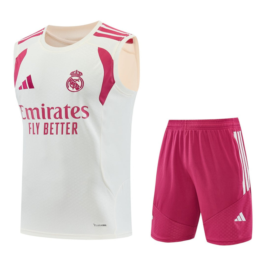 Real Madrid 26/27 Men's White Training Tank Top